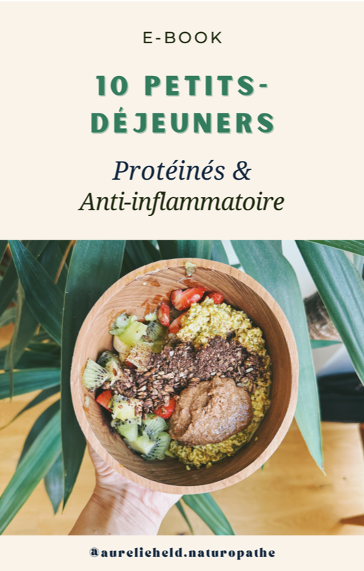 Aperçu de l'ebook 10 petits-déjeuners protéinés et anti-inflammatoires d'Aurélie Held